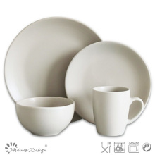 16PCS ROUND MATTE CERAMIC DINNER SET